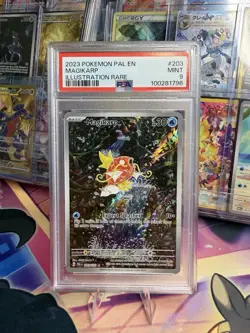 POKEMON MAGIKARP 203/193 SV: PALDEAN FATES HOLO PSA 9 - Image 1