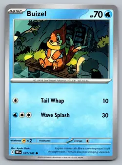 Pokemon TCG SV10: Destined Rivals Buizel 057/182 - Image 1