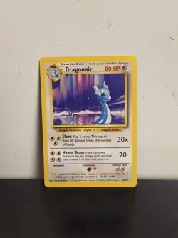 Pokemon Dragonair Base Set Rare 18/102 1999 HP - Image 1