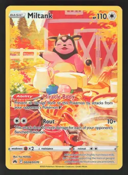 Miltank GG24/GG70 Pokemon TCG Crown Zenith: Galarian Gallery NM - Image 1