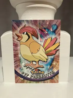 Pidgeotto #17 Blue Logo Print 1999 Pokemon Topps TV Animation Series 1 Non-Holo - Image 1