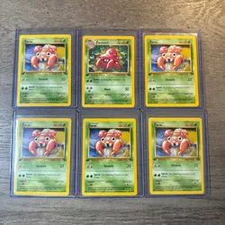 1999 Pokemon Jungle Paras & Parasect Lot 1st Edition Pokemon - Image 1