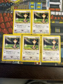 Pokemon TCG Sentret 71/111 Neo Genesis WOTC (x5) - Vintage - Set Of 5 💎🔥 - Image 1