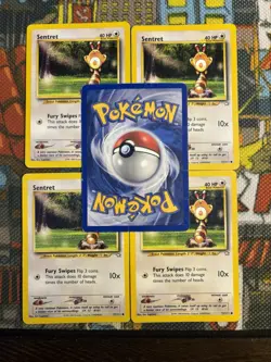 Pokemon TCG Sentret 71/111 Neo Genesis WOTC (x5) - Vintage - Set Of 5 💎🔥 - Image 4