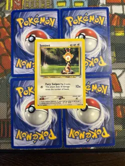 Pokemon TCG Sentret 71/111 Neo Genesis WOTC (x5) - Vintage - Set Of 5 💎🔥 - Image 5