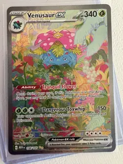 Venusaur EX 198/165 Pokemon TCG SV Sir Scarlet & Violet 151 NM - Image 1