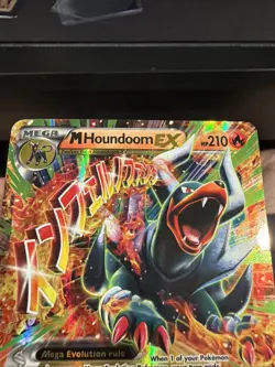 Pokemon TCG M Houndoom EX Ultra Rare Full Art 22/162 Breakthrough - Image 3