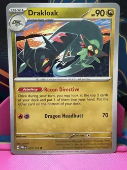 Dreepy 71/131 Masterball Holo Pokemon Prismatic Evolutions Near Mint - Image 4