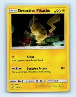 Pokemon tcg Detective Pikachu Detective Pikachu Lightly played - Image 1