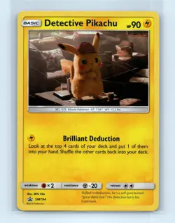 Pokemon tcg SM Promos Detective Pikachu Moderately played - Image 1