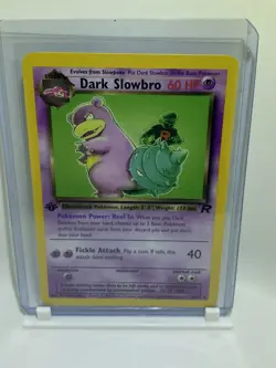 Pokemon Dark Slowbro 29/82 Team Rocket Rare 1st Edition Regular 60 HP non-holo - Image 1