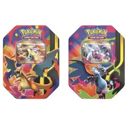 Mega Charizard Ex Tins - Set of 2 - Factory Sealed Pokemon TCG - Image 1