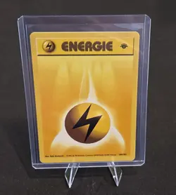 [German] Rare Vintage 1st Edition Electric Energy - Base Set - 100/102 - Pokemon - Image 1