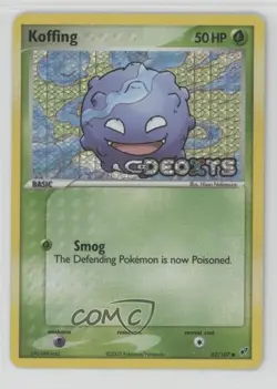 Koffing Reverse Foil Pokemon EX Deoxys #62 2005 - Image 1