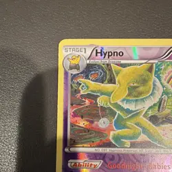 Pokemon TCG Hypno Reverse Holo Rare 51/122 Breakpoint 90 HP Stage 1 English - Image 2