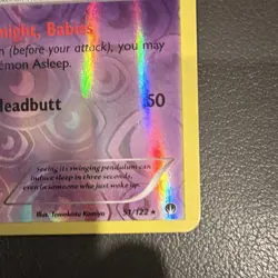 Pokemon TCG Hypno Reverse Holo Rare 51/122 Breakpoint 90 HP Stage 1 English - Image 4