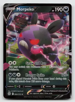 Pokemon - Morpeko V 95/172 - Brilliant Stars - Ultra Rare - NM - Image 1