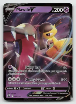 Mawile V 070/195 Pokemon TCG Sword & Shield Silver Tempest Ultra Rare NM - Image 1