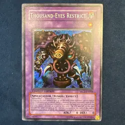 Yu-Gi-Oh! TCG Thousand-Eyes Restrict MC1-EN004 Limited Edition Secret Rare - Image 1