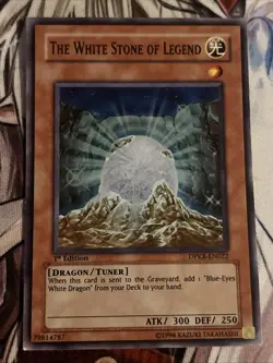 YUGIOH THE WHITE STONE OF LEGEND 1ST EDITION DPKB-EN022 SUPER RARE EXCELLENT - Image 1