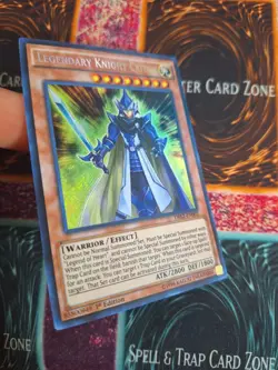 Yu-Gi-Oh! Legendary Knight Critias DRL2-EN002 Secret Rare 1st Edition Near Mint - Image 2