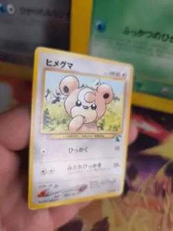 Pokemon Karte Card Teddiursa Intro Pack Chikorita Deck 1999 Wotc japanese - Image 3