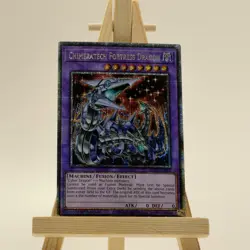 CHIMERATECH FORTRESS DRAGON - RA03-EN006- QUARTER CENTURY SECRET RARE - 1ST ED - Image 1