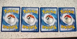 4 Pokemon cards Voltorb, Electrode 1999, 2020 Holo & Regular, Lightning Energy - Image 2