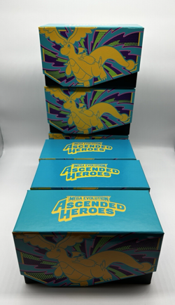 Lot of 6 - EMPTY Ascended Heroes ETB Elite Trainer Box For Pokemon Card Storage - Image 3