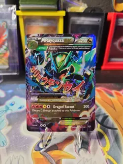 Pokemon TCG M Rayquaza EX Holo Card Roaring Skies Ultra Rare, 61/108 - Image 1