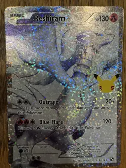 Pokemon TCG Reshiram Celebrations Classic Collection Card 113/114 NM - Image 3