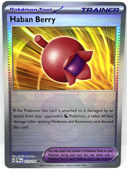 Haban Berry - 111/131 Pokemon TCG Poke Ball Prismatic Evolutions Pokemon Card - Image 1