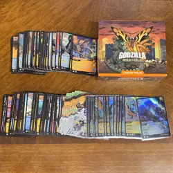 UniVersus Trading Card Bulk Lot Godzilla Reign of Kaiju Common/Uncommon Holo Tcg - Image 2