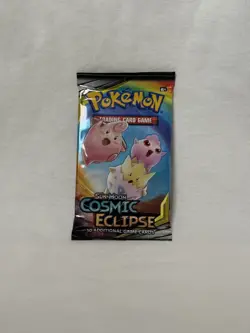 Pokemon TCG Cosmic Eclipse Sealed Booster Pack - 10 Cards - Baby Pokemon Art - Image 1