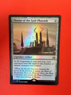 Throne of the God-Pharaoh Foil R Prerelease Cards 237 NM - Image 1