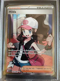 Hilda - Pokemon TCG White Flare WHT Ultra Rare Trainer Card #164/086 - PSA 10! - Image 3