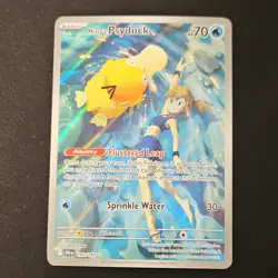 Pokemon Misty's Psyduck Illustration Rare Card 193/182 Sv10 70 HP Holo Basic - Image 1