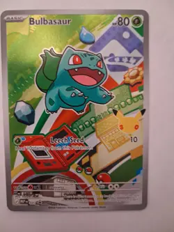 Pokemon First Partner Series 1 Bulbasaur 037 Rare Promo Card NM+ - Image 1