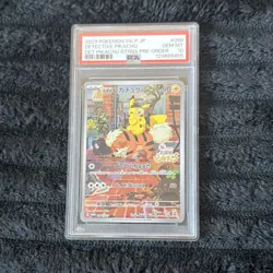 Pokemon 2023 Detective Pikachu SV-P Promo Holo PSA 10 098/SV-P Japanese Card - Image 1