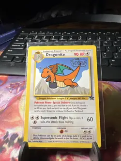 Pokemon Dragonite Card Black Star Promo Set #5 Movie Release WB Stamped WOTC - Image 1
