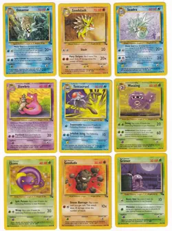 Pokemon Fossil COMPLETE SET Uncommon/Common Vintage WOTC 32 Card Lot MP-NM - Image 3