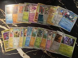 Pokemon 25 HOLO/REVERSE only AUTHENTIC card Lot All Cards In Photo - Image 1