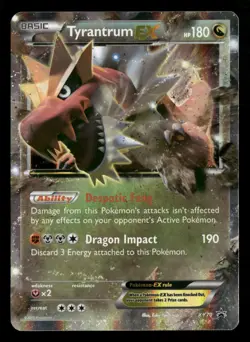Tyrantrum EX - XY70 - Black Star Promo - Pokemon Card - LP - Image 1