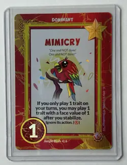 Mimicry Doomlings Card, Great condition, OVL E-093 Holofoil - Image 3