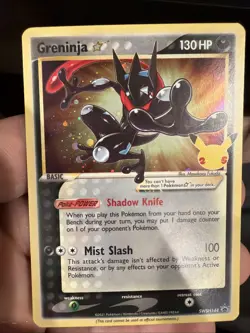 Pokemon Celebrations ETB SWSH144 Grenjnja Gold Star Promo Card - Image 1