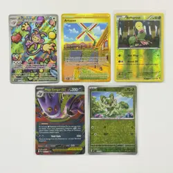 Pokemon Card Lot (5 Cards) - Vintage Full Hyper Ultra Rare IR SIR AR Holo SAR - Image 1