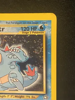 Feraligatr Holo Rare 5/111 Neo Genesis 1st Edition MP English Pokemon Card - Image 3