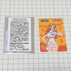 One Piece Nami Ice Cream Collaboration Card Unused 31 Baskin Robbins - Image 1