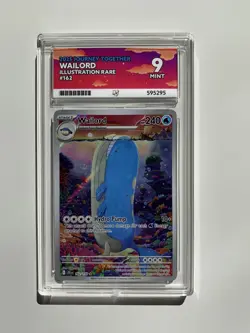 Pokemon TCG Wailord S Card Journey Together 162/159 Ace 9 Mint Holo Rare - Image 1
