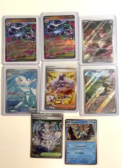 Pokemon TCG SIR, IR / full art phantasmal flames Charizard , Card Lot 8 cards NM - Image 1